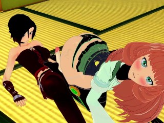 RWBY: The Secret Of Futa Ruby Rose and Penny Polendina