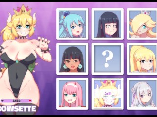 Waifu Hub [PornPlay Parody Hentai game] Bowsette couch casting - Part3