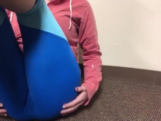 wetting and cumming in my best friend’s clothes in the common room!