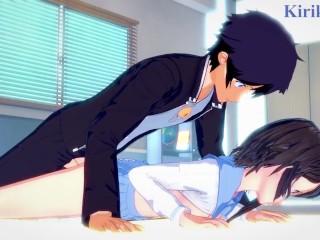 Kosaki Onodera and Raku Ichijo have deep sex in their bed at home. - Nisekoi Hentai