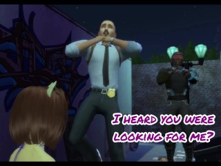 Shemale Cat SuperVillain Fucks Black SuperHero