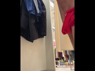 Dick Flash in changing room and got caught