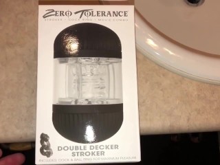 Zero Tolerance - Double Decker Stroker Toy (Unboxing, Testing, & Review w/ A Bonus Feature)