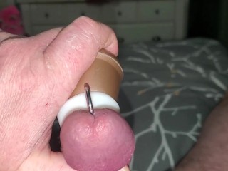 Cumming hard using my hot wife's Satisfyer Pro while she's at work!