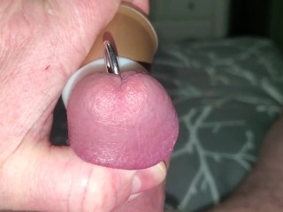 Cumming hard using my hot wife's Satisfyer Pro while she's at work!