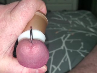 Cumming hard using my hot wife's Satisfyer Pro while she's at work!