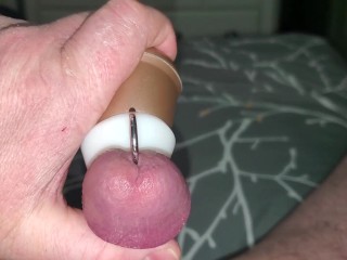 Cumming hard using my hot wife's Satisfyer Pro while she's at work!