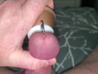 Cumming hard using my hot wife's Satisfyer Pro while she's at work!