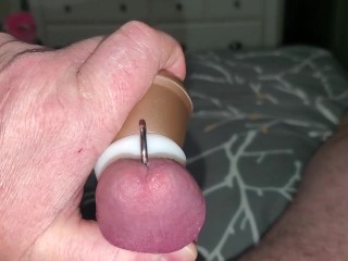 Cumming hard using my hot wife's Satisfyer Pro while she's at work!