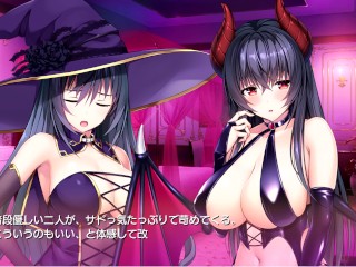 【エロゲー Role player5】魔法使い&サキュバスコスプレが露出度高すぎ爆乳おっぱいマジエロい..(体験版ぐりぐちゃLIVE！実況プレイ動画 Hentai game)