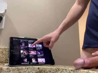 xxlaxtixnaxx Stroking my cock watching until a huge cumshot trying to be quiet