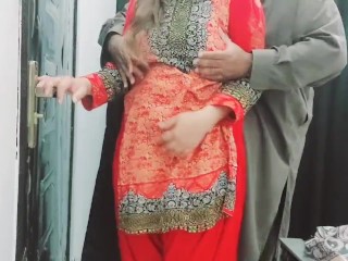 Desi newly married wife fucked in ass by her father in law when her husband not at home