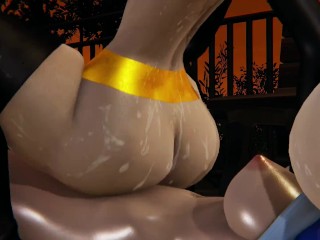 Helen Parr + Violet Threesome w/ Gwen Tennyson Part 2  3D HENTAI