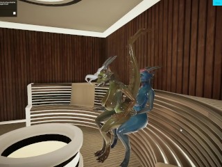 Furry Futa Dragon Hot Sauna Sex Yiffalicious