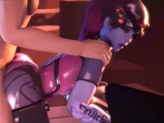 WIdowmaker Overwatch SFM/Blender Compilation with Sound 3D Porn