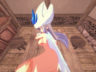 (POV) You SIDE FUCK Silent Magician Yu-Gi-Oh! Hentai