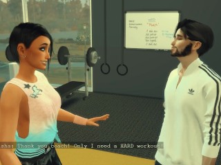 Sims 4. GYM «Flex nutt». Part 4 - Warm-up before the fight