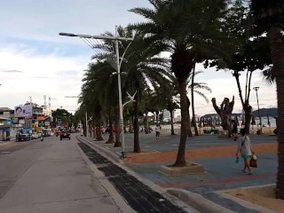 Risky PISSING on one PUBLIC Beach # Red BUTT PLUG flashing