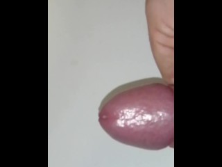 Dick flowed while jerking off