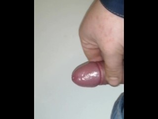 Dick flowed while jerking off