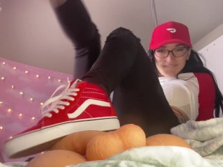 Coworker Busts Your Balls in Vans Sneakers onlyfans hellcat_nat ♡