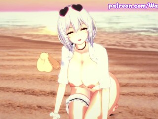 Big Titty Anime Milf Gives you a Hand - 3D Hentai