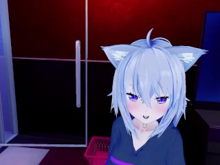 【REAL POV】Okayu does catgirl things HOLOLIVE VTUBER HENTAI