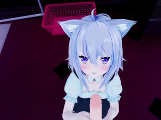 【REAL POV】Okayu does catgirl things HOLOLIVE VTUBER HENTAI