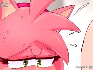 Amy Rose Double Penetration Cartoon (Sonic Hentai)