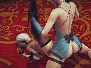 Kaine Fucks 2B - Nier