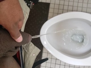 A quick piss at the doctor's office.