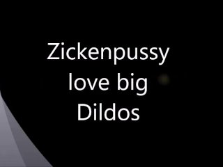 Zickenpussy rides Bad dragon Dildo