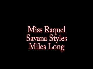 Ball Suckers Savana Styles and Miss Raquel Blow Miles Long