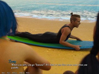 Being A DIK Interlude Part 274 Surf Lesson By LoveSkySan69