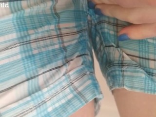 I Soak My Blue Shorts Inside - C4S Teaser - Desperate Pee