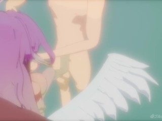 No Game No Life: Jibril Giving a Footjob