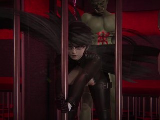 Bayonetta: Session Bondage with orc