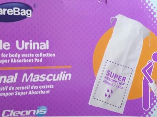 Trying A Male Urinal Bag for the First Time