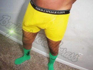 SUBSCRIBE LIKE👍- BBC IN YELLOW BOXERS - IG BENBENDHER