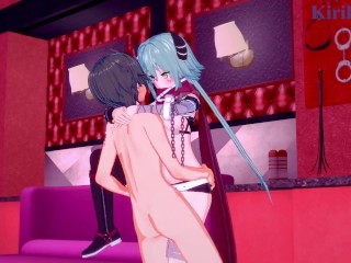 Anna and Yuuki have deep sex in a secret room. - Princess Connect! Re:Dive Hentai