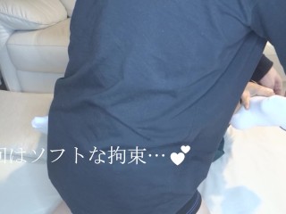 🍑私立女子高生momo🍑手足拘束♡恥ずかしいよ…感じすぎてビショ濡れ♡高速ピストンで連続絶頂…！ガクガクの身体と制服に大量ぶっかけ♡