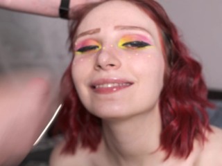 A sweet girl was fucked hard in a narrow ass. Anal sex. Cosplay. Blow job. Anal masturbation.♡