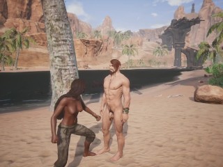 Conan Exiles Conan Exiles A girl I don't know watches me masturbate | Exhibitionism