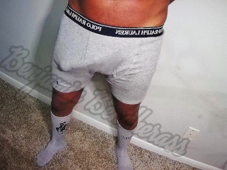 SUBSCRIBE LIKE👍- BBC IN GREY BOXERS - IG BENBENDHER