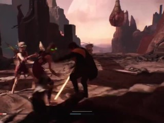 Star Wars Jedi La Orden Caída Gameplay Con Memes En Español #12