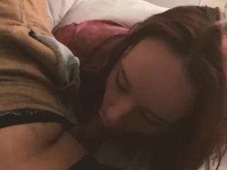 The Shy Redhead From Next Door Finally Came Over To Fuck Me