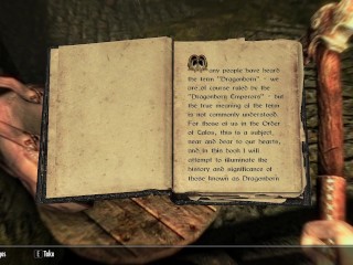 Skyrim - leitura de como pegar milf