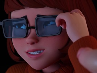 Velma Gives a Blowjob in the Dark