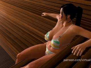 Asian Girl Breast Expansion In Sauna Japanese Animation