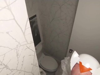 Chibi Moon Clear PVC Maid Locked Eva Helmet Kigurumi Cleans the Bathroom (Fixed)